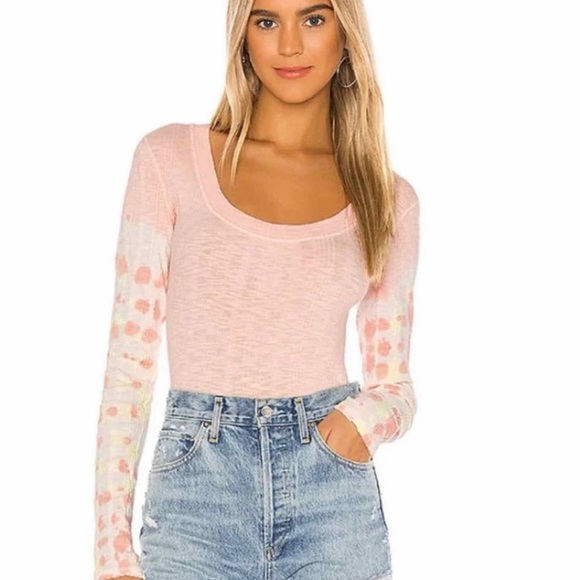 FREE PEOPLE MISTY MOUNTAIN BIG SIR TEE - Picture 2 of 12